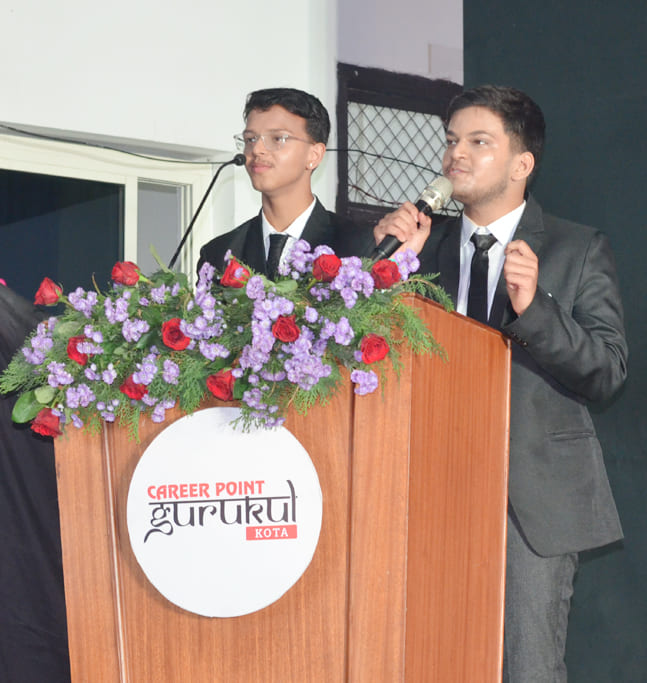 Students participating in school events